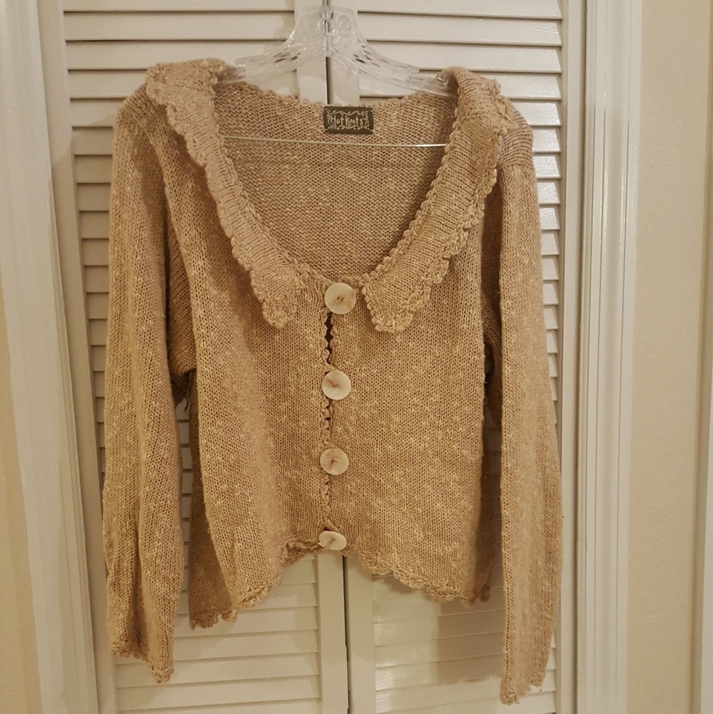 Vintage Detailed Hand Knit, LA Designer, Hot Knots